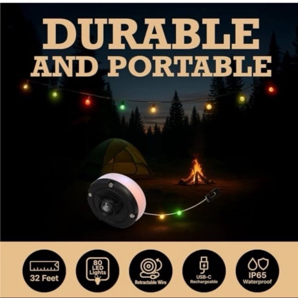 ⚡️Bell + Howell Retractable Pocket String Lights - Picture 5 of 9